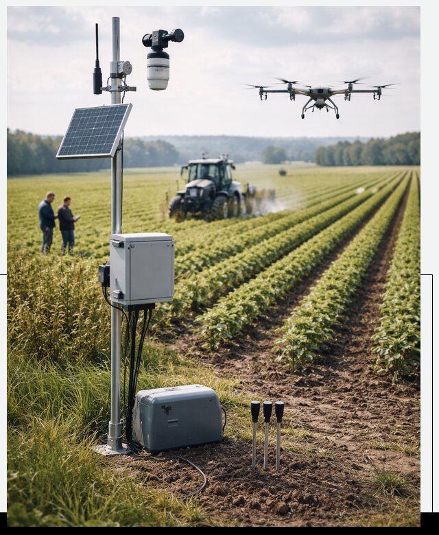 Разработка IoT мониторинга полей в Нальчике от 8809 р. | АвикейНль